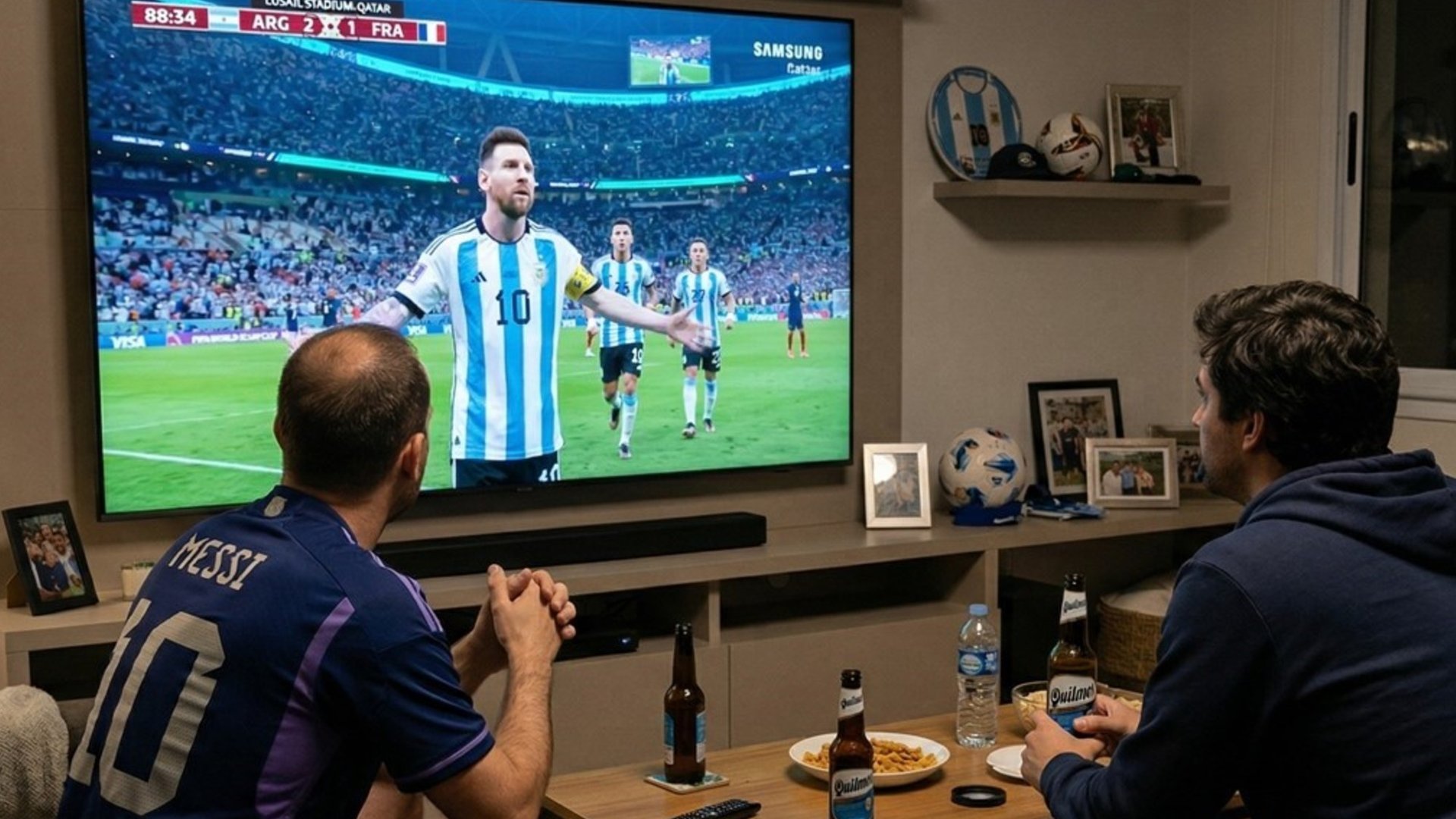 El Mundial impulsó la compra de televisores XL: las ventas crecieron 70% y se eligen pantallas mayores a 55 pulgadas