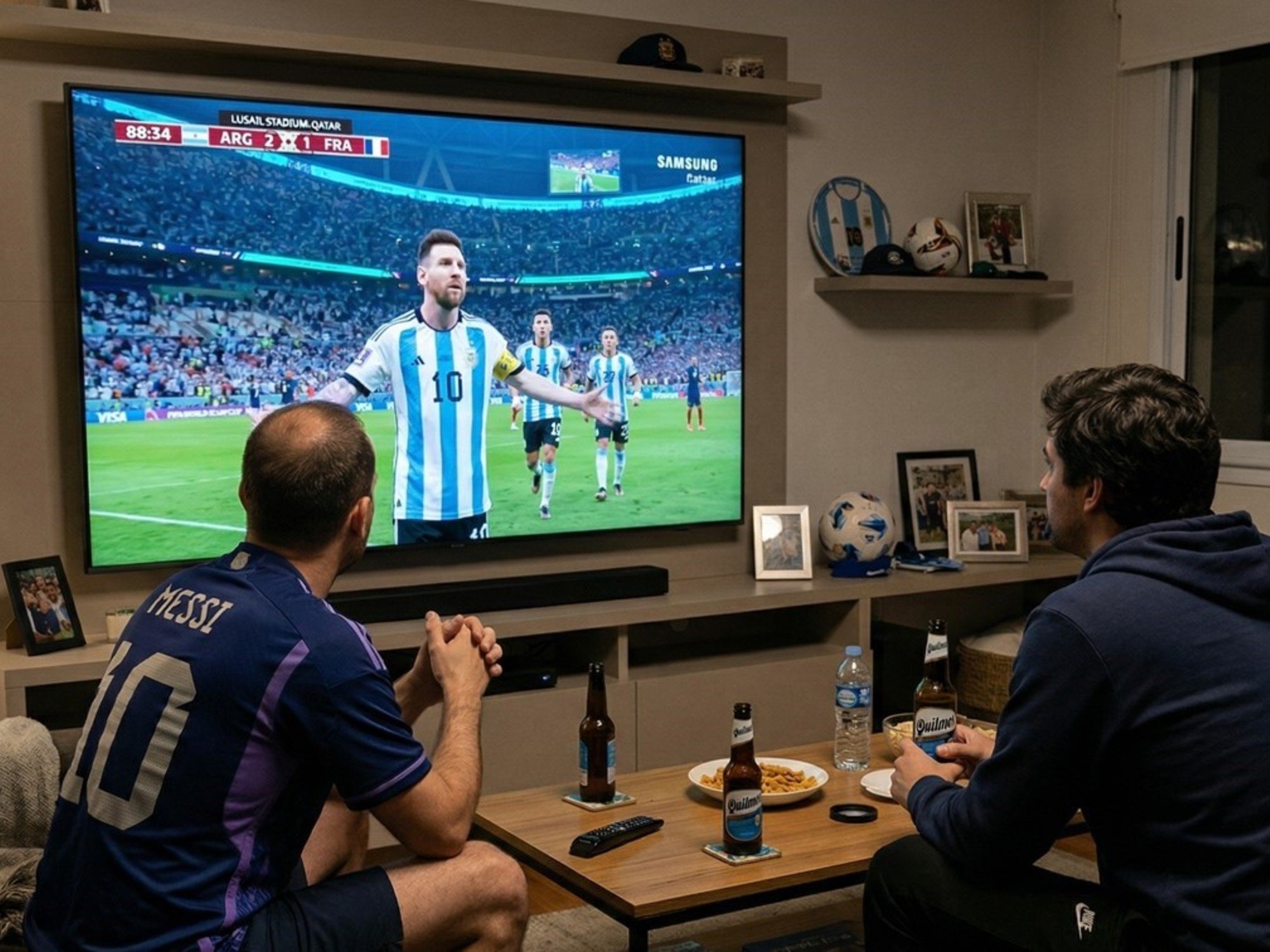 El Mundial impulsó la compra de televisores XL: las ventas crecieron 70% y se eligen pantallas mayores a 55 pulgadas