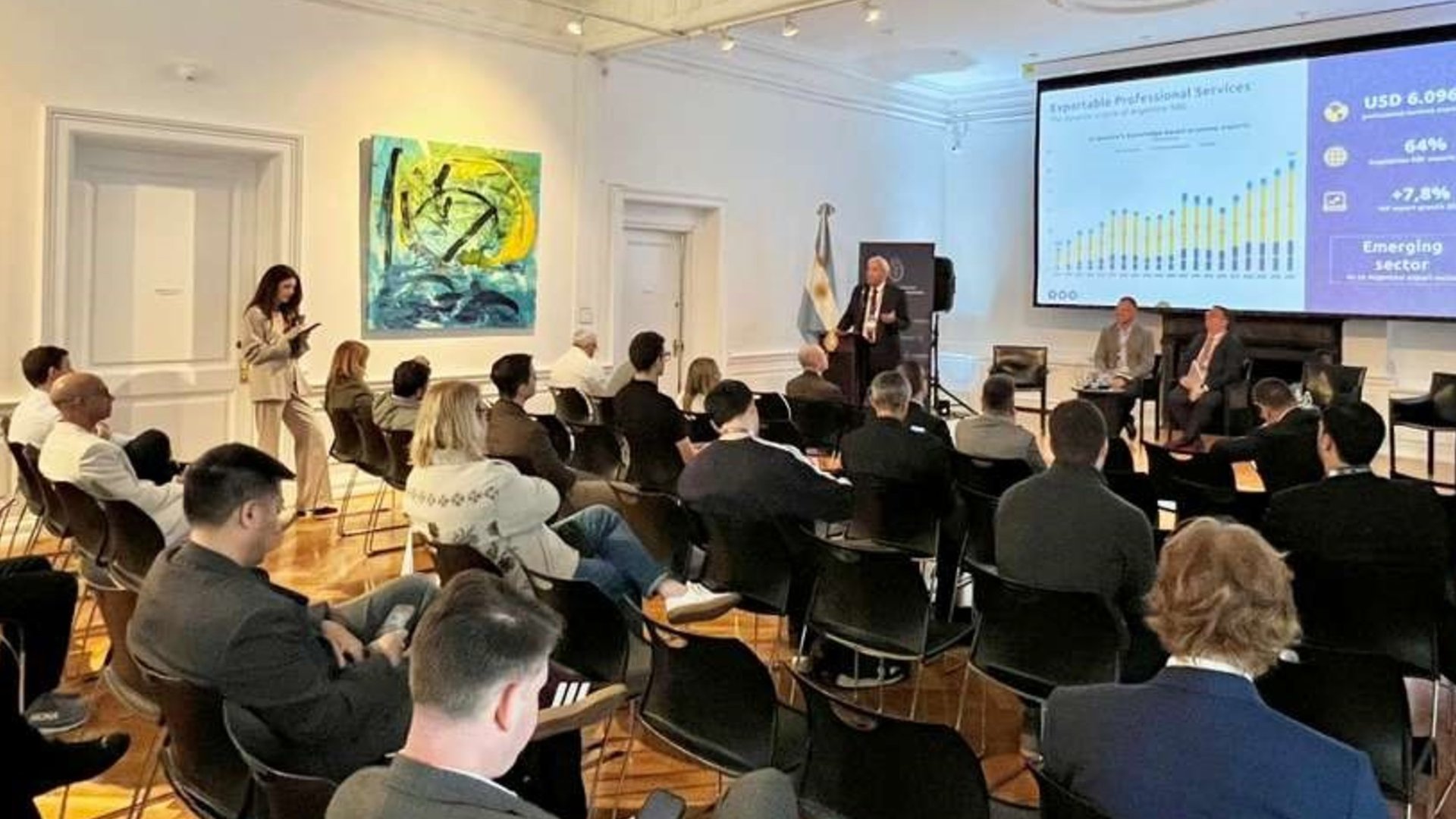 En Nueva York, el Gobierno y empresas tecnológicas impulsan a la Argentina como centro global para la industria del conocimiento