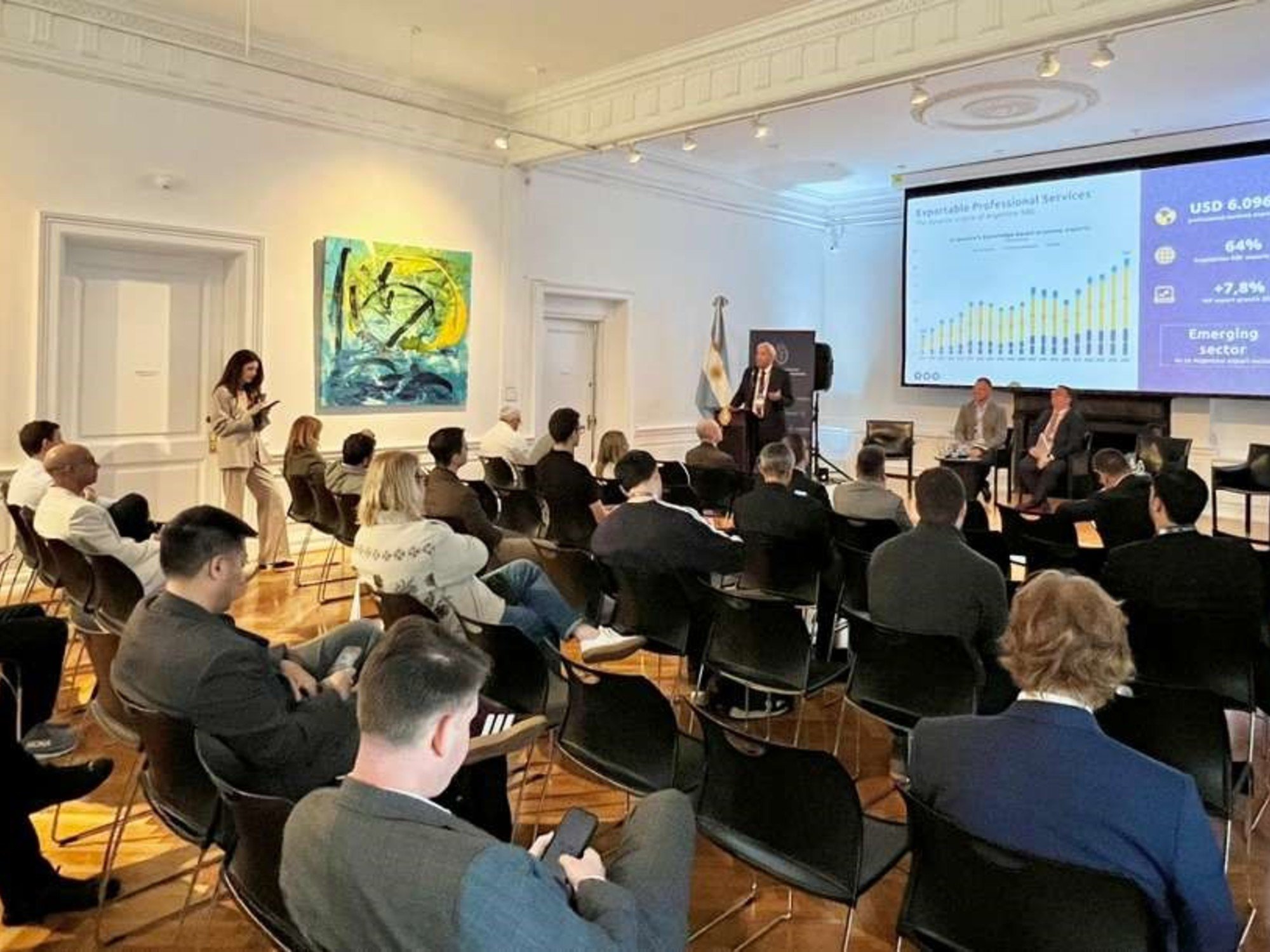 En Nueva York, el Gobierno y empresas tecnológicas impulsan a la Argentina como centro global para la industria del conocimiento