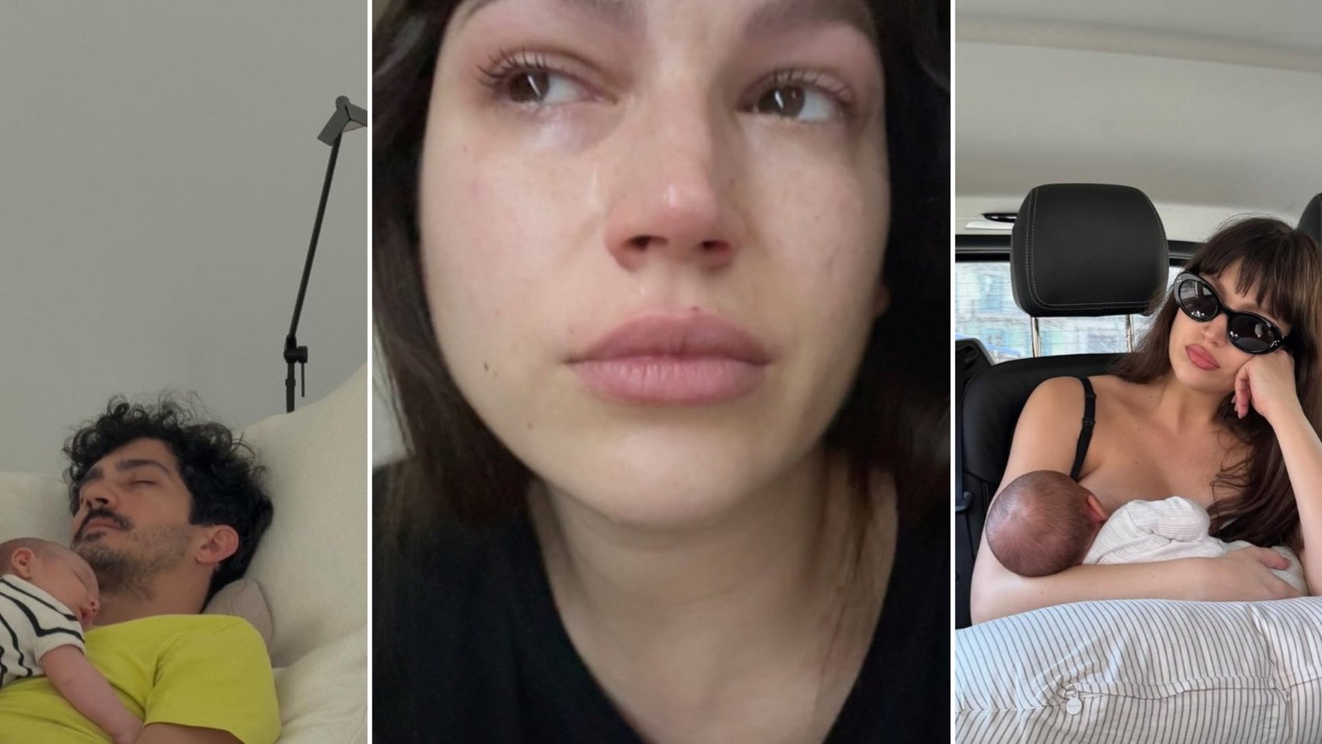 El álbum de fotos de los primeros días del Chino Darín y Úrsula Corberó como padres de Dante: "Tanto amor no me cabe"