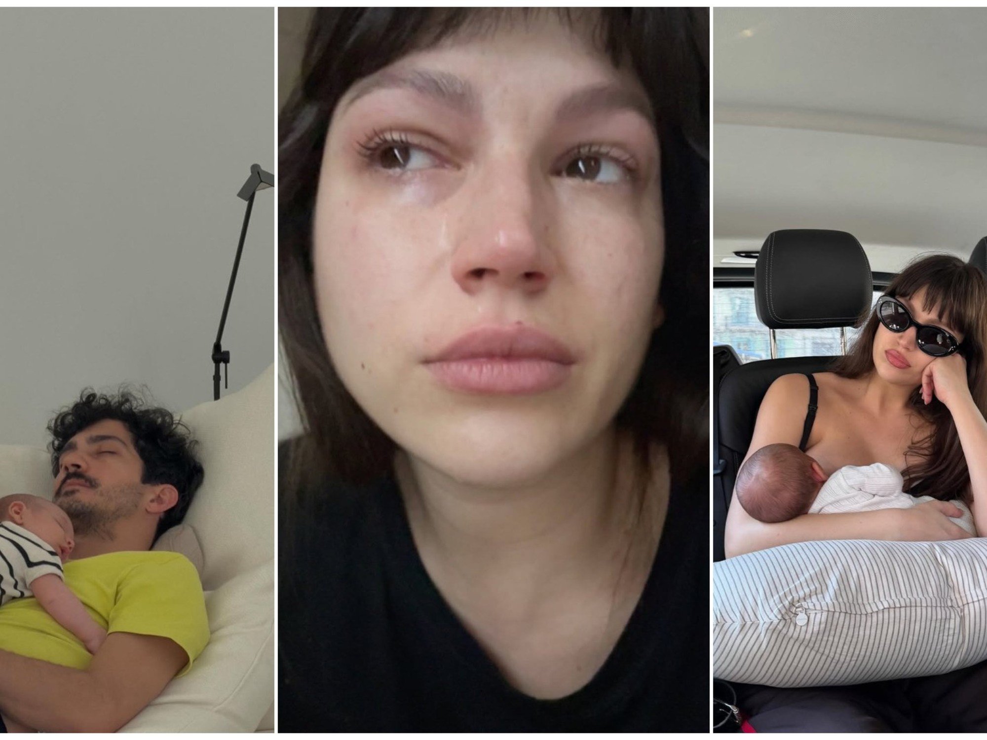 El álbum de fotos de los primeros días del Chino Darín y Úrsula Corberó como padres de Dante: "Tanto amor no me cabe"