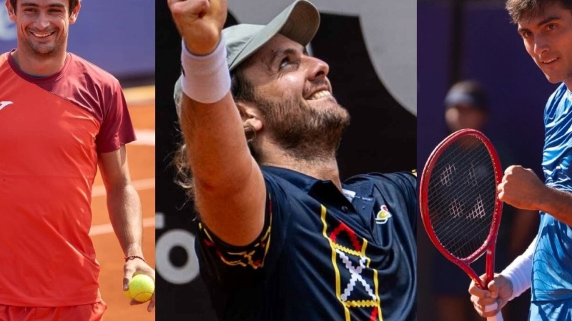 Día histórico para el tenis argentino: Navone, Trungelliti y Burruchaga jugarán finales en los ATP de Bucarest, Marrakech y Houston