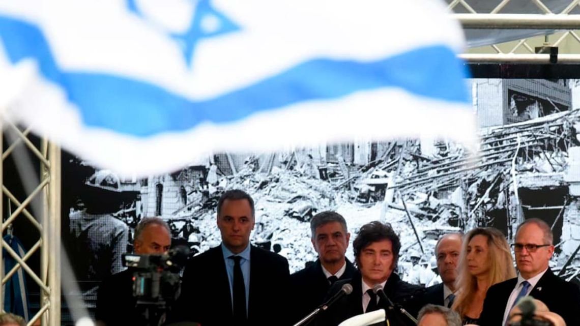 A 34 años del atentado contra la Embajada de Israel, Milei volvió a dejar clara su postura