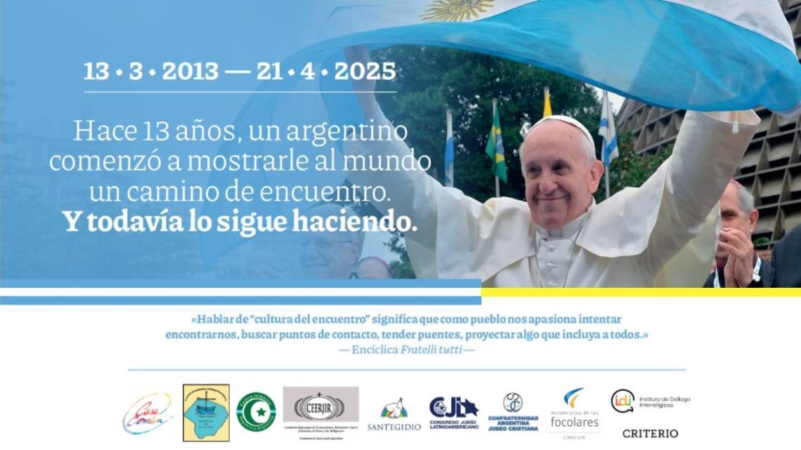 Entidades de diálogo religioso destacaron el legado del Papa Francisco