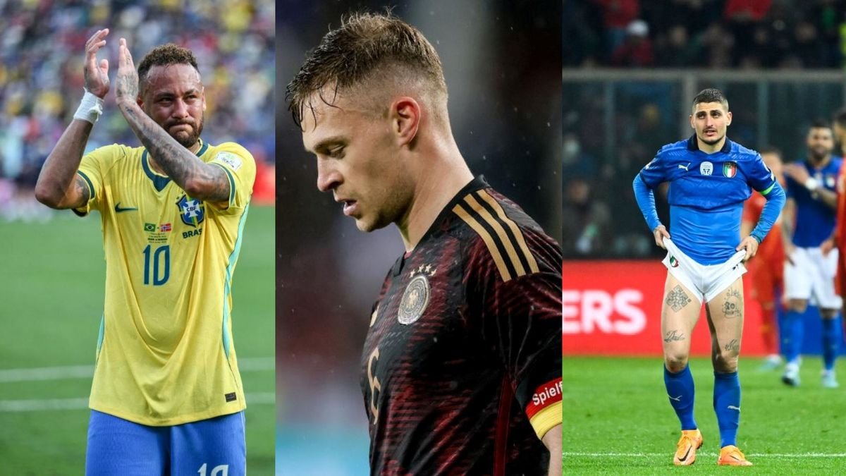 Histórico: por primera vez Brasil, Alemania e Italia no estarán en cuartos de final de un Mundial