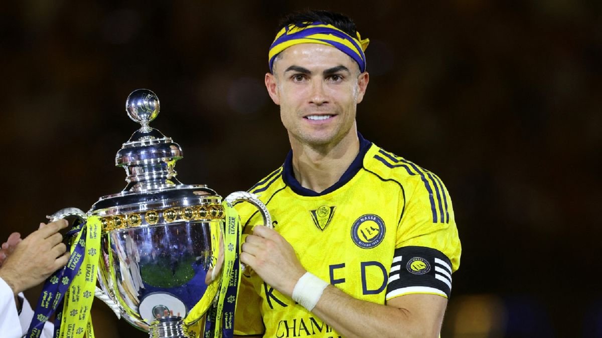 Cristiano Ronaldo hizo dos goles y salió campeón de la liga de Arabia con el Al Nassr