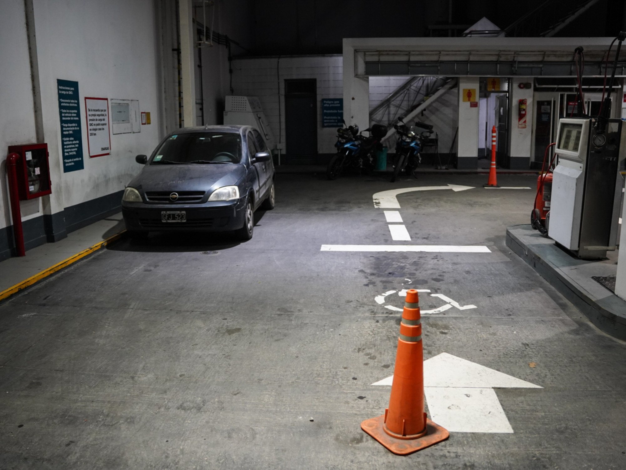 Con el primer frío, llegaron los cortes de gas para las estaciones de GNC