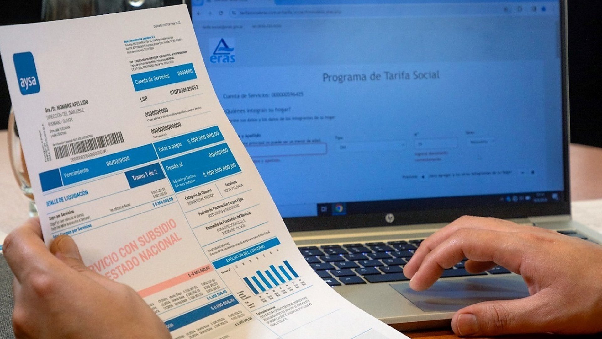 AySA aumenta tarifas en junio: así podés acceder a descuentos y planes de pago por la Tarifa Social
