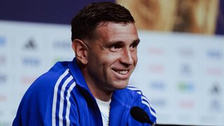 Emiliano "Dibu" Martínez en la previa de la final contra España: "Me siento muy tranquilo en estas instancias"