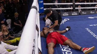 Brutal nocaut: el alemán Viktor Jurk dejó inconsciente al colombiano Edwin Castillo en menos de 5 segundos