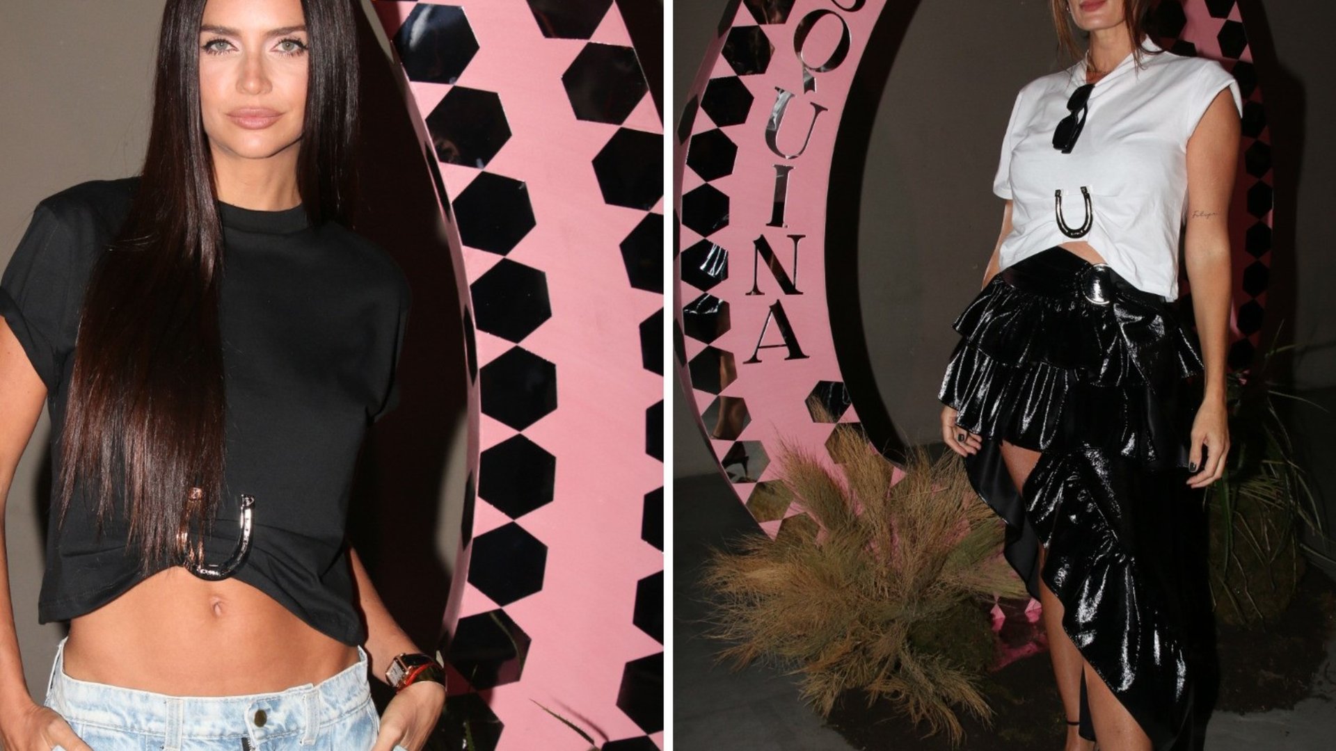 El tenso e incómodo encuentro entre Paula Chaves y Zaira Nara en un desfile: las fotos