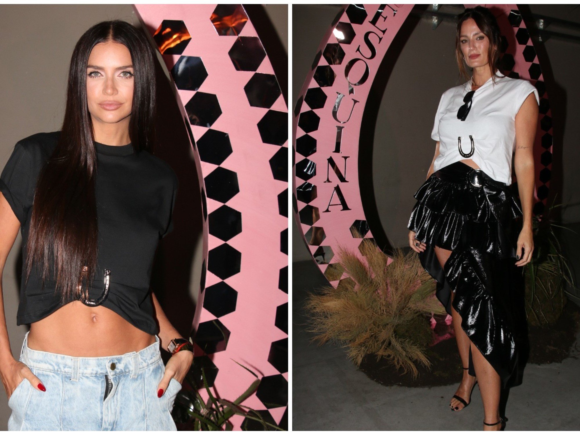 El tenso e incómodo encuentro entre Paula Chaves y Zaira Nara en un desfile: las fotos