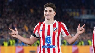 Julián Alvarez volvió a entrenar para el Atlético de Madrid y se aleja la posibilidad de Barcelona