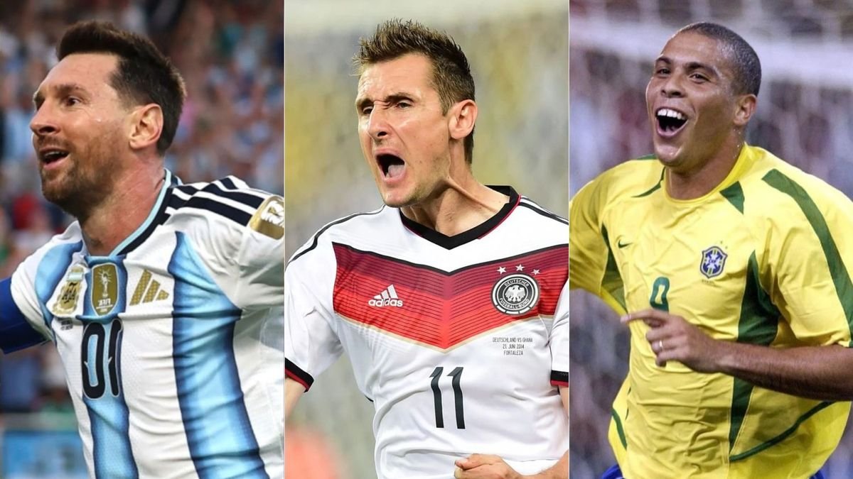 Messi, Klose, Pelé, Mbappé y más: quiénes son los máximos goleadores de la historia de los mundiales