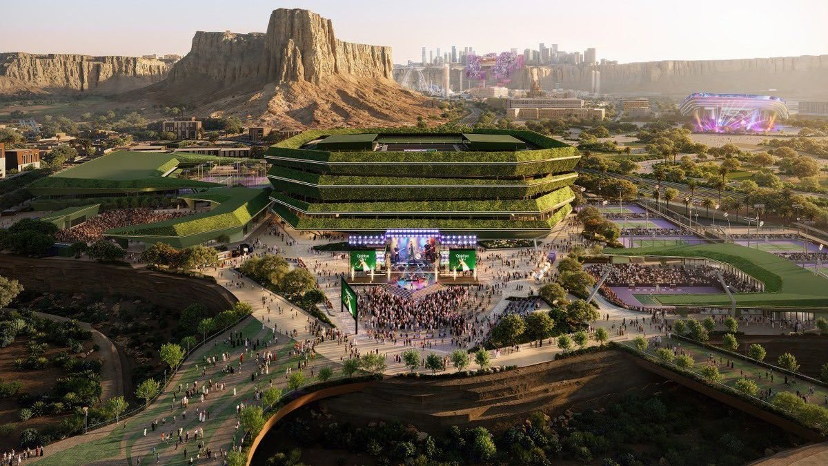 Tenis: Arabia Saudita invierte millones en la construcción de su "Wimbledon" en medio del desierto