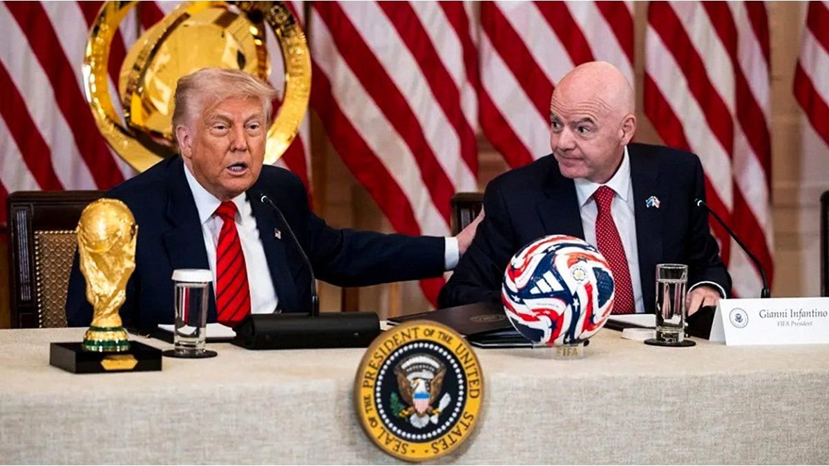 Gianni Infantino confirmó que Donald Trump entregará la Copa del Mundo al campeón en la final